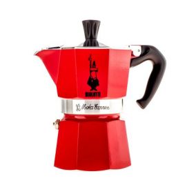 Bialetti Moka Express 3 moka kanvica červená