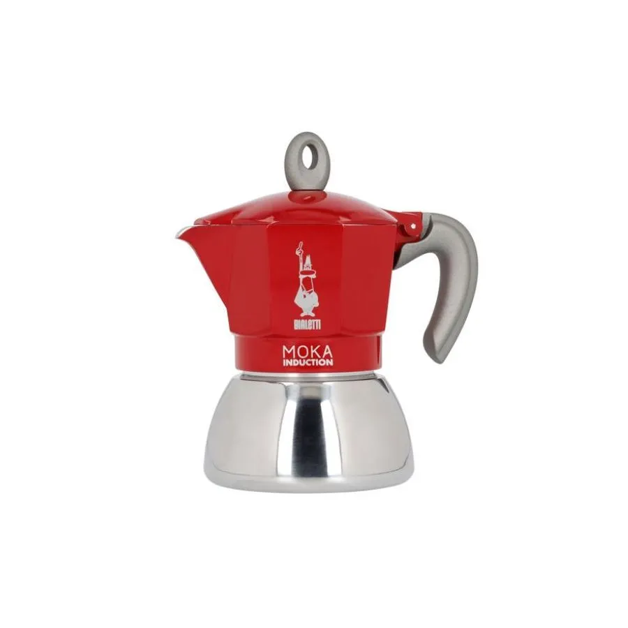 Bialetti Moka Induction 4 šálky červená NEW