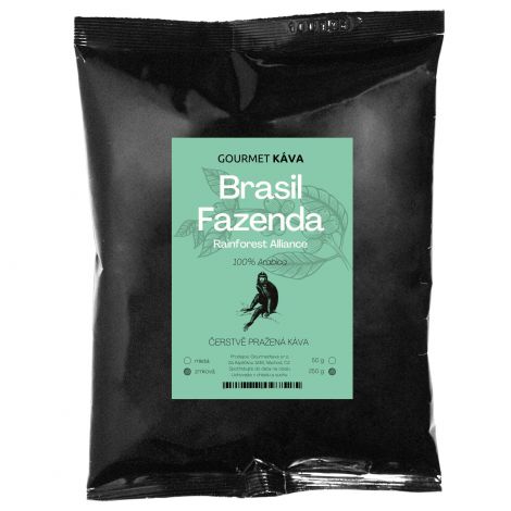 Brazília Fazenda Rainforest, zrnková káva arabica