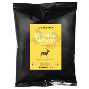 Etiópia Sidamo, zrnková káva arabica