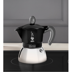 Bialetti Moka Induction 2 šálky čierna NEW