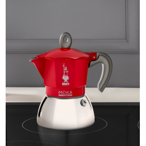 Bialetti Moka Induction 2 šálky červená NEW