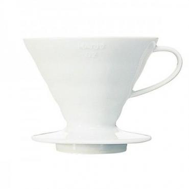 Hario dripper V60-02 keramický - biely (VDC-02W)