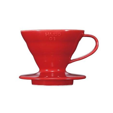 Hario dripper V60-01 keramický - červený (VDC-01R)