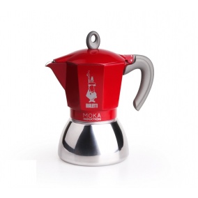 Bialetti Moka Induction 6 šálok červená NOVINKA