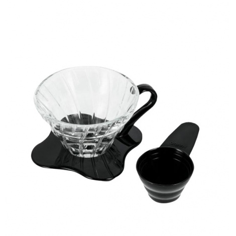 Sklenený dripper Hario V60-02 (VDG-02B)