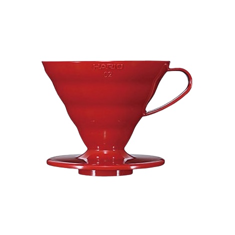 Hario Dripper V60 (VD-INT-02R) červený, plast