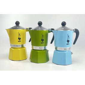 Modrý moka hrniec Bialetti Rainbow 3